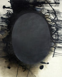 Oil, acrylic, and graphite on fabric on panel, 19” x 24” x ¼”, 2026.